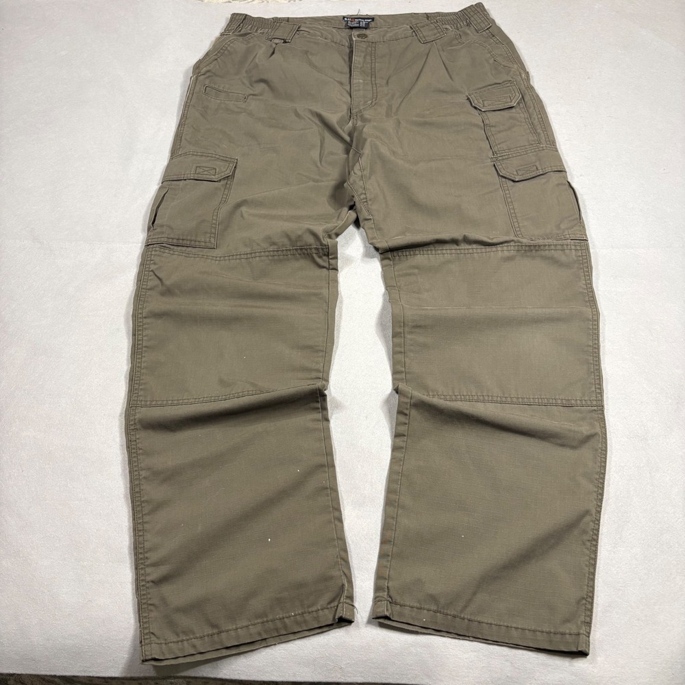5.11 Tactical Series Mens 38x34 Ripstop Cargo Pants Olive Green Utility Trousers